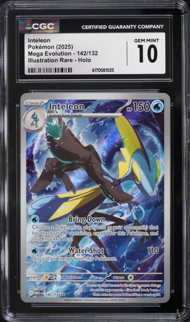 Pokemon Mega Evolution IR Inteleon #142