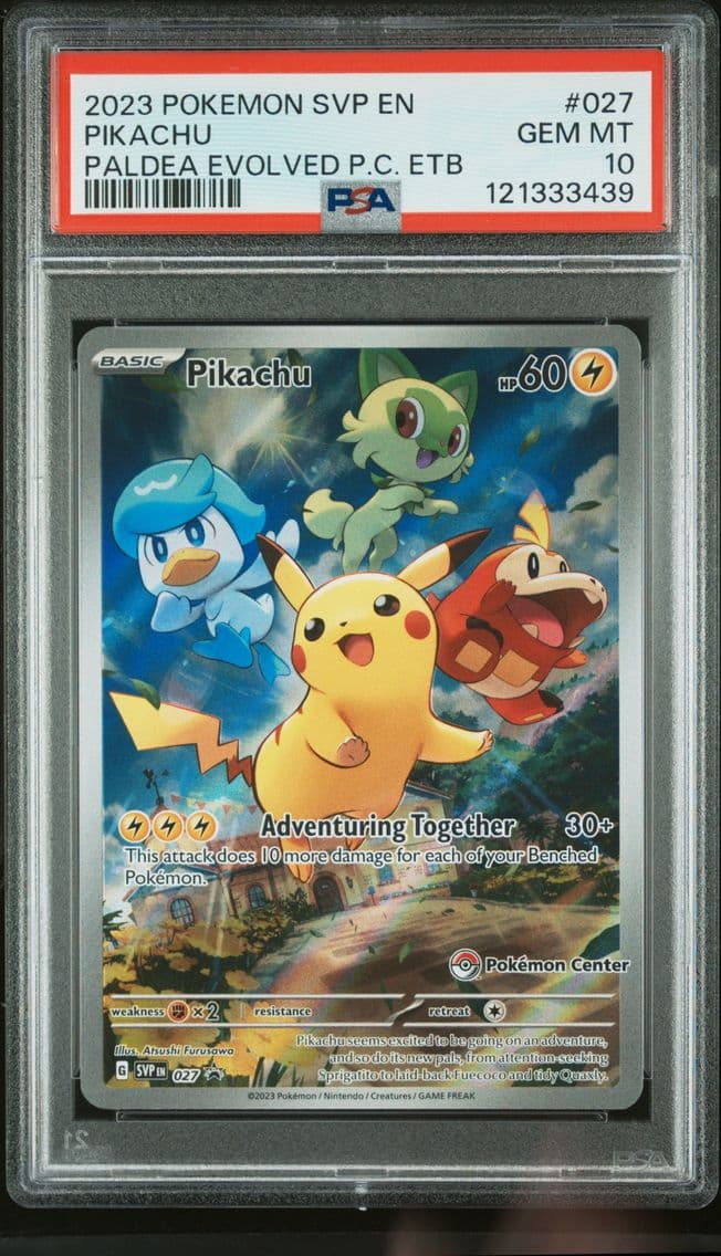 2023 #027 Pikachu PSA 10 Svp EN-