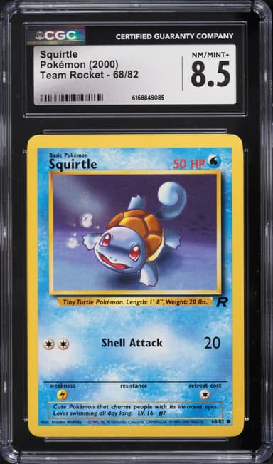 Pokemon Team Rocket Squirtle #68
