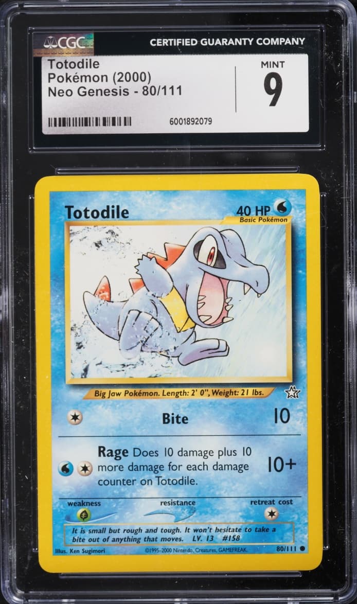 Neo Genesis Totodile MINT