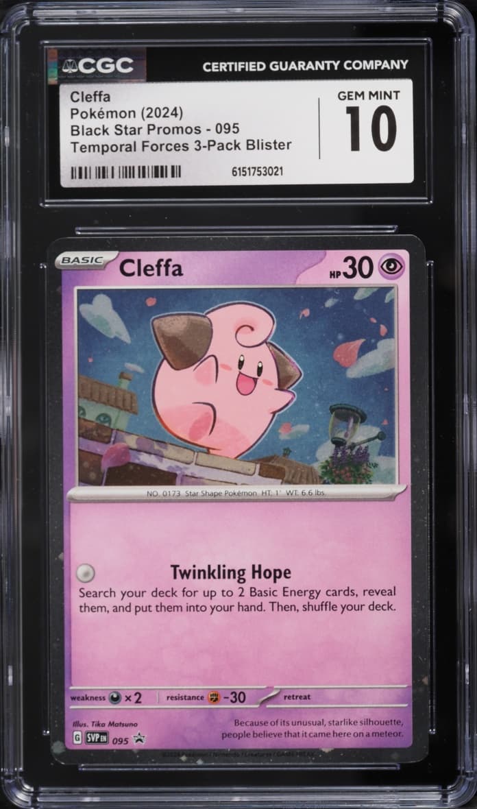 Pokemon Scarlet & Violet Promo Temporal Forces Cleffa #95