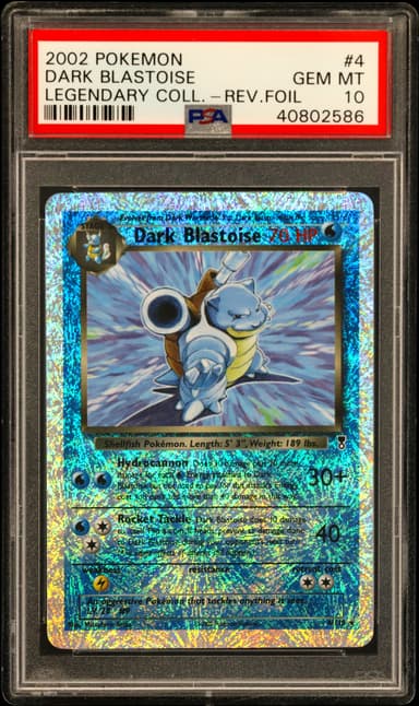 Dark Blastoise-Reverse Foil