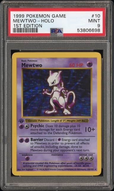 Mewtwo-Holo 1st Edition