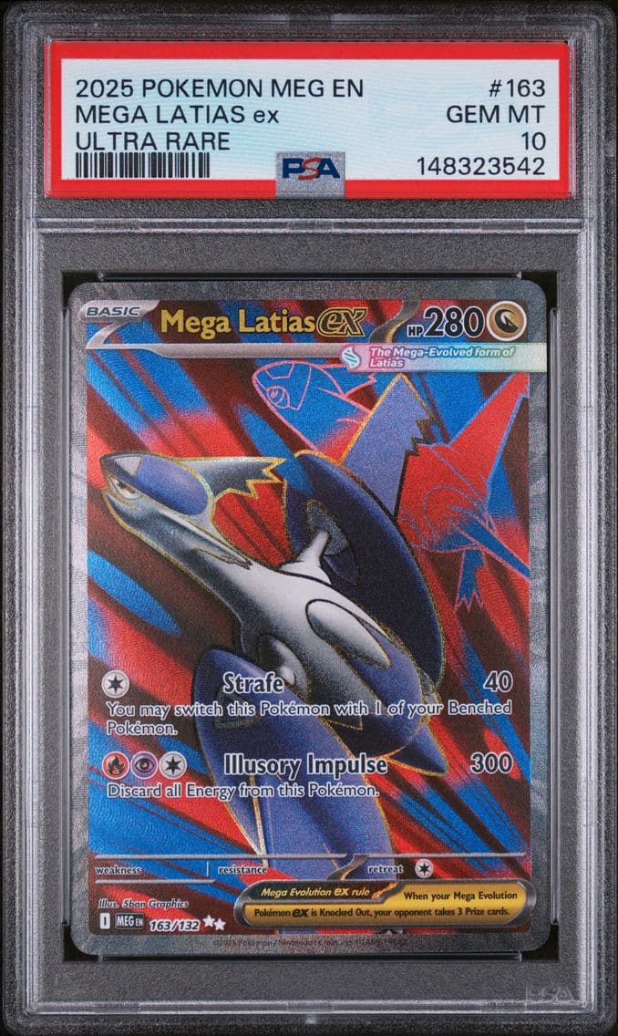 2025 #163 Mega Latias EX PSA 10 