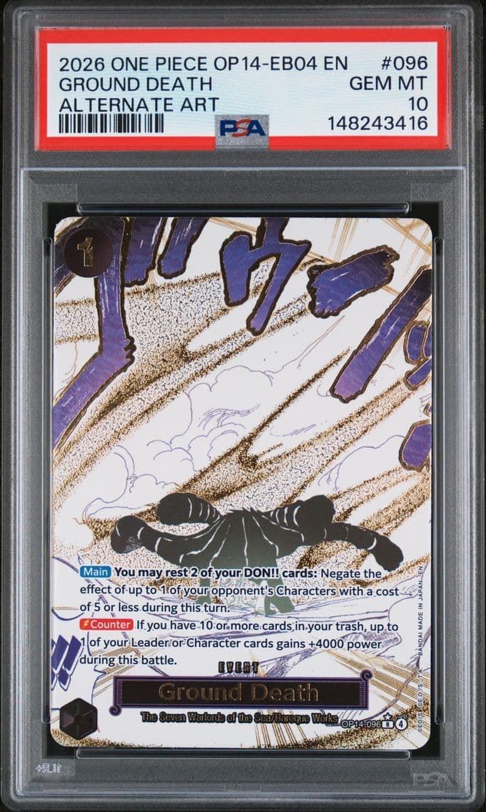 2026 #096 Ground Death PSA 10 On