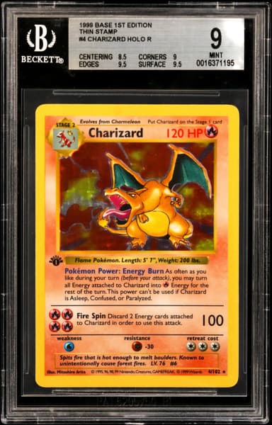 Charizard HOLO R/(Thin Stamp)