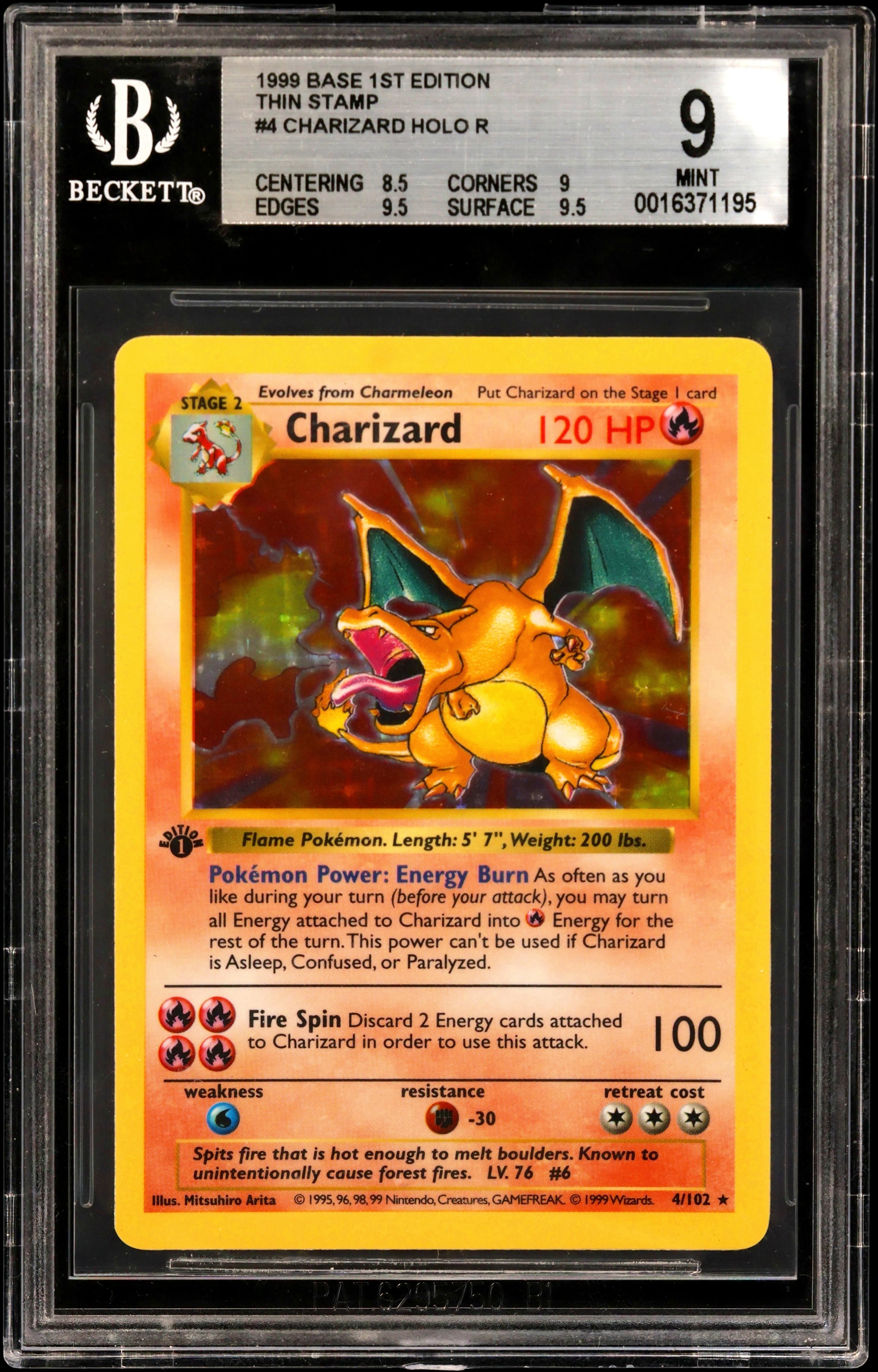 Charizard HOLO R/(Thin Stamp)