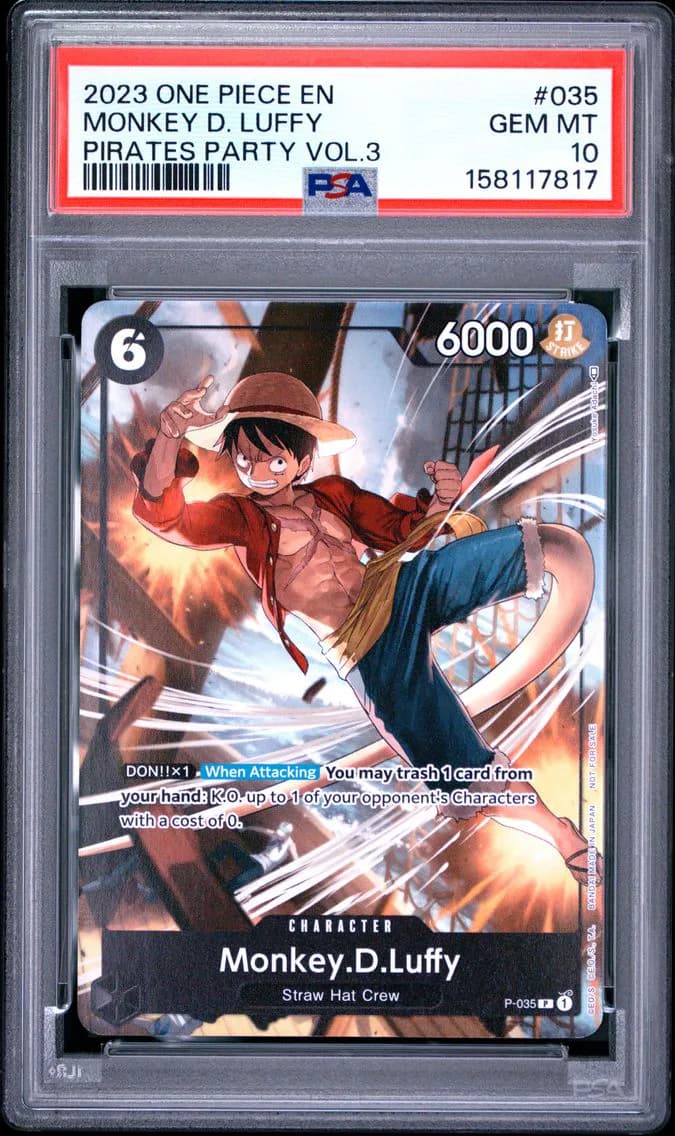 2023 #035 Monkey D. Luffy PSA 10