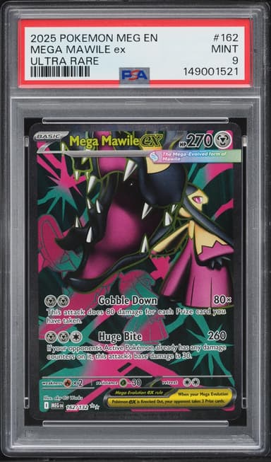 Pokemon Mega Evolution Full Art Mega Mawile Ex #162
