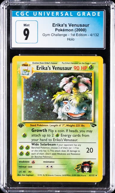 Erika's Venusaur Holo-1st Edition