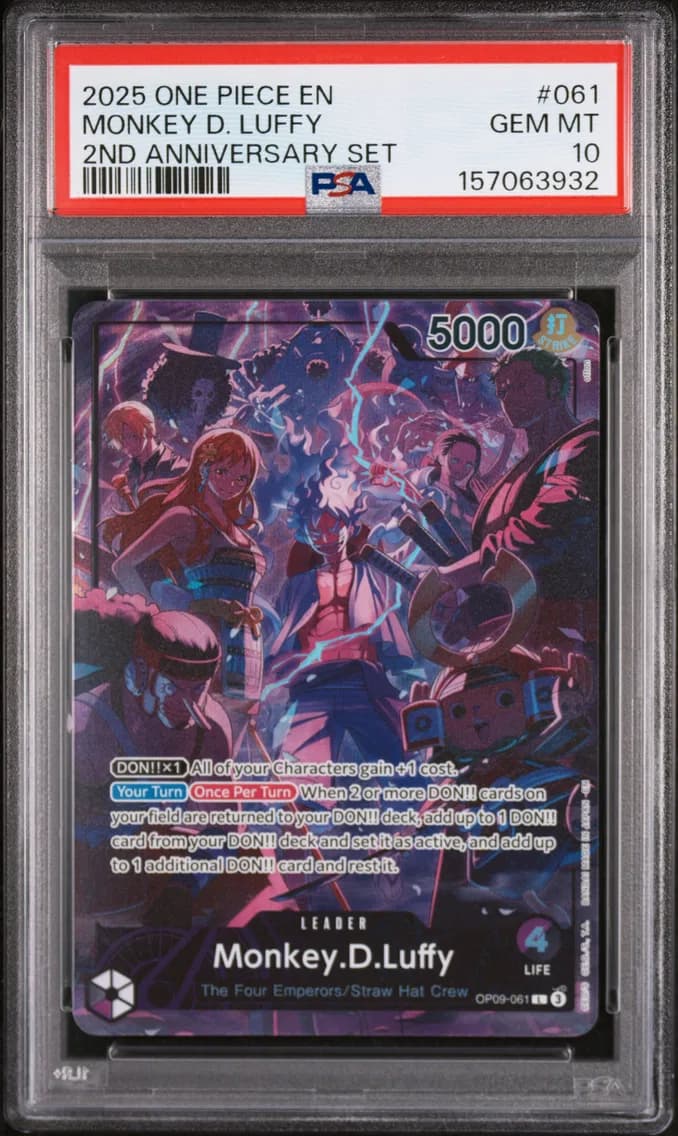 2025 #061 Monkey D. Luffy PSA 10