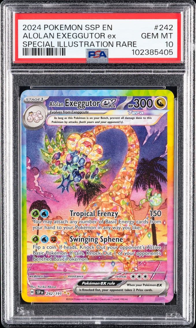 2024 #242 Alolan Exeggutor EX PS
