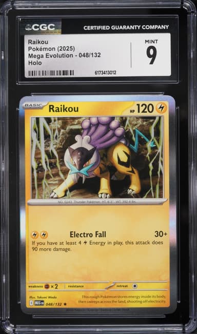Pokemon Mega Evolution Holo Raikou #48