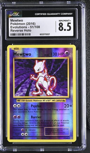 Mewtwo Reverse Holo
