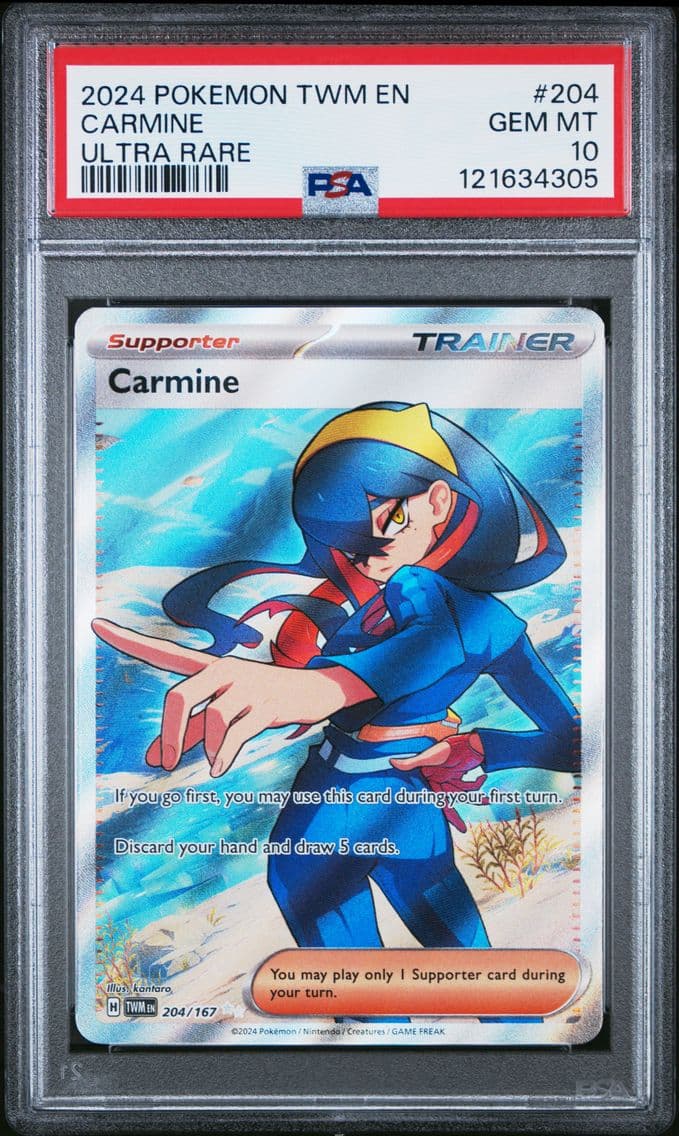 2024 #204 Carmine PSA 10 Twm EN-