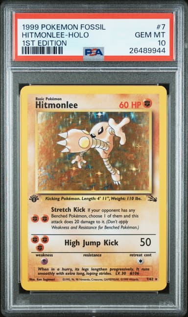 Hitmonlee-Holo 1st Edition