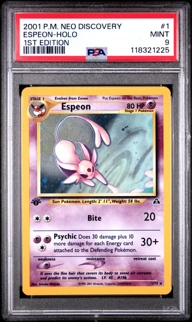Espeon-Holo 1st Edition