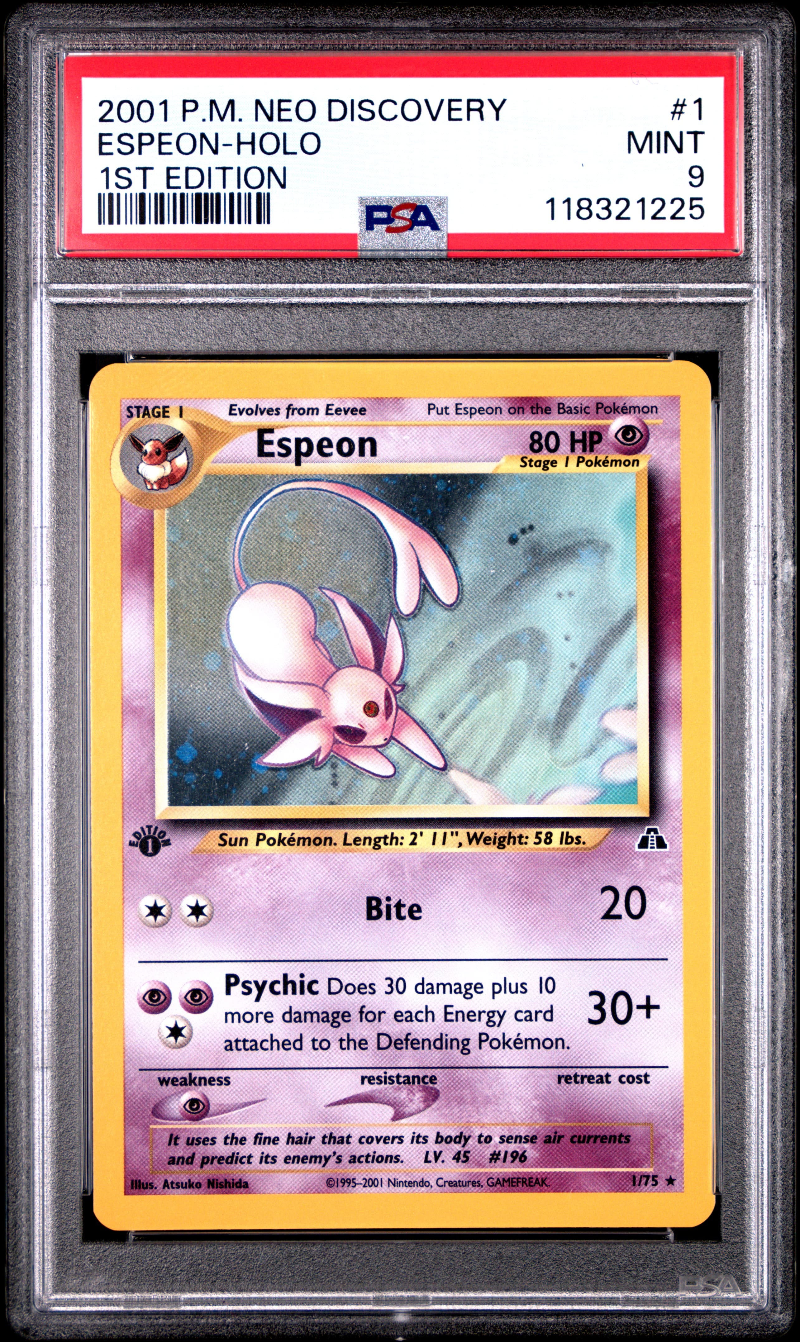 Espeon-Holo 1st Edition