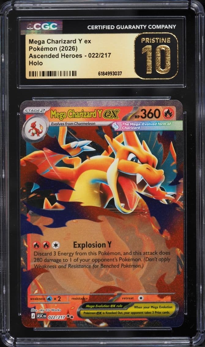 2026 #22 Mega Charizard Y ex CGC