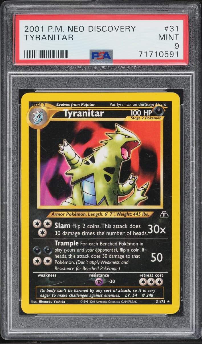 Pokemon Neo Discovery Tyranitar #31