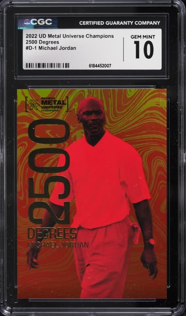 Metal Universe Champions 2500 Degrees Michael Jordan #D-1