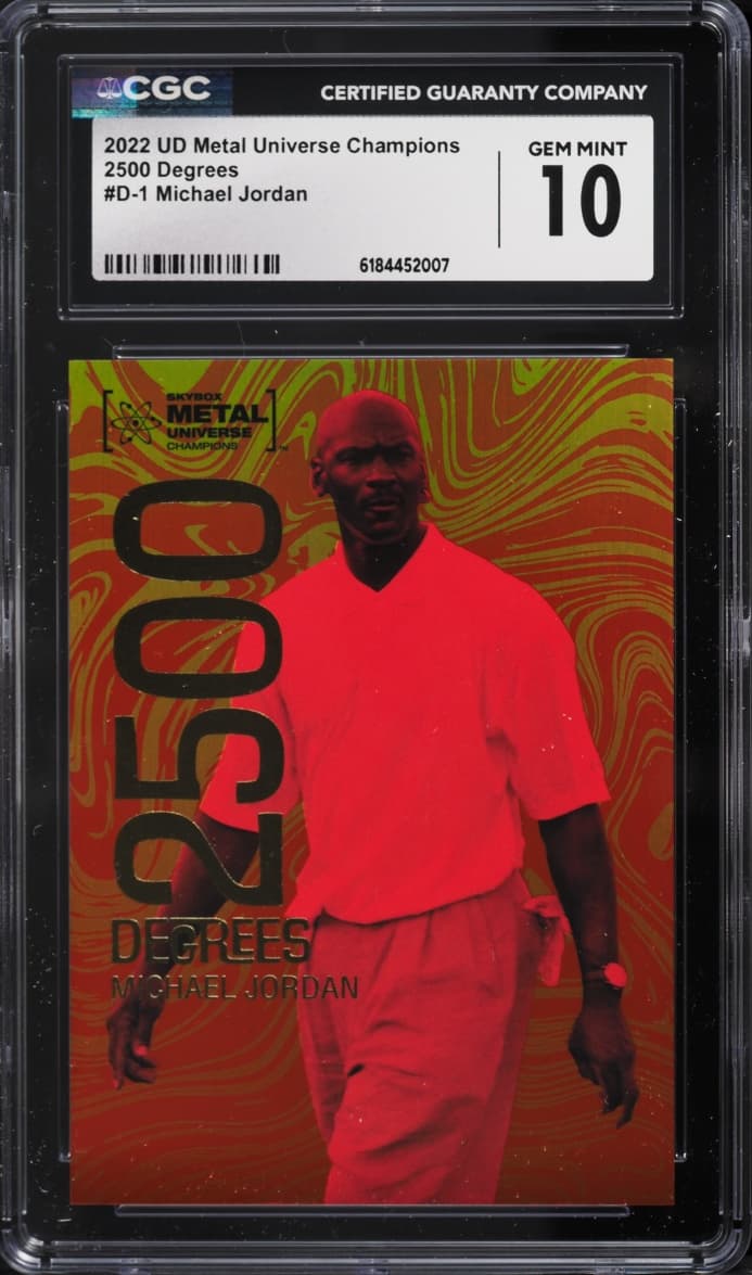 Metal Universe Champions 2500 Degrees Michael Jordan #D-1