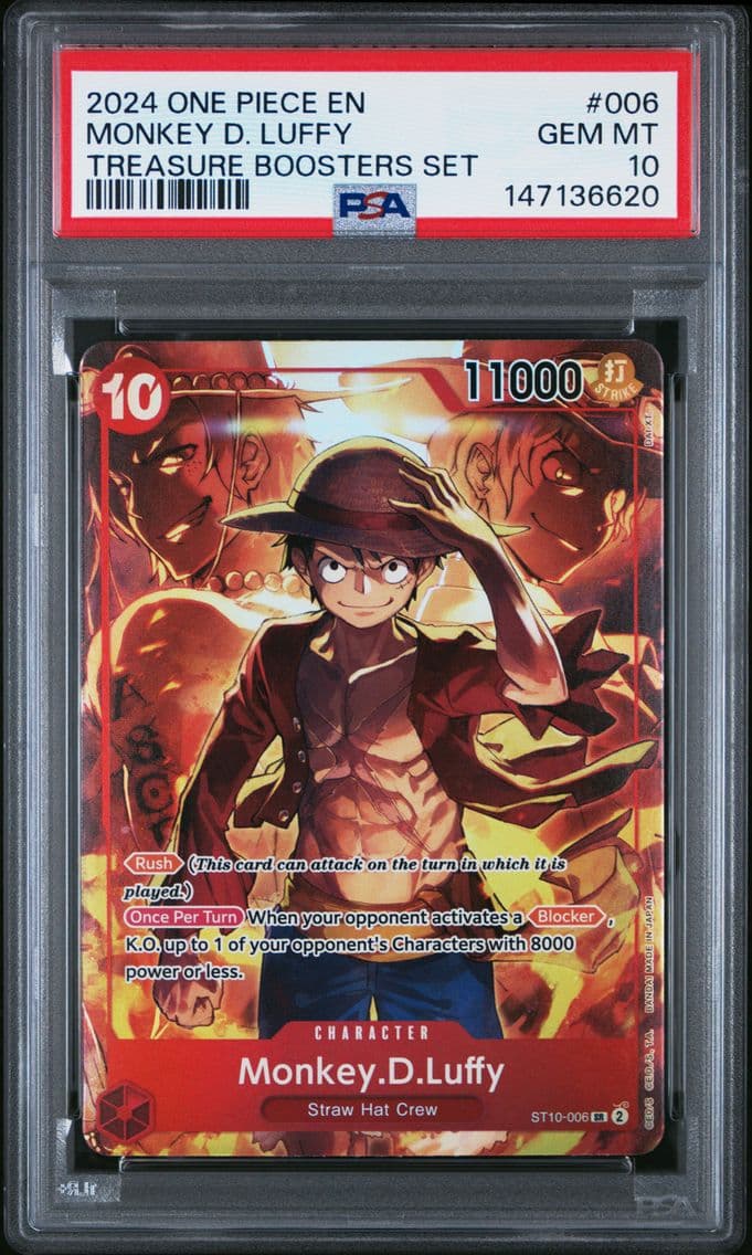 2024 #006 Monkey D. Luffy PSA 10