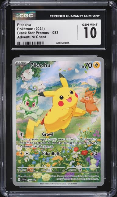Pokemon Scarlet & Violet Promo Paldea Adventure Chest Full Art Pikachu #88
