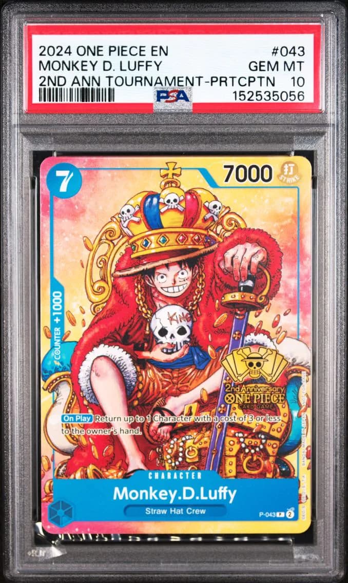 2024 #043 Monkey D. Luffy PSA 10