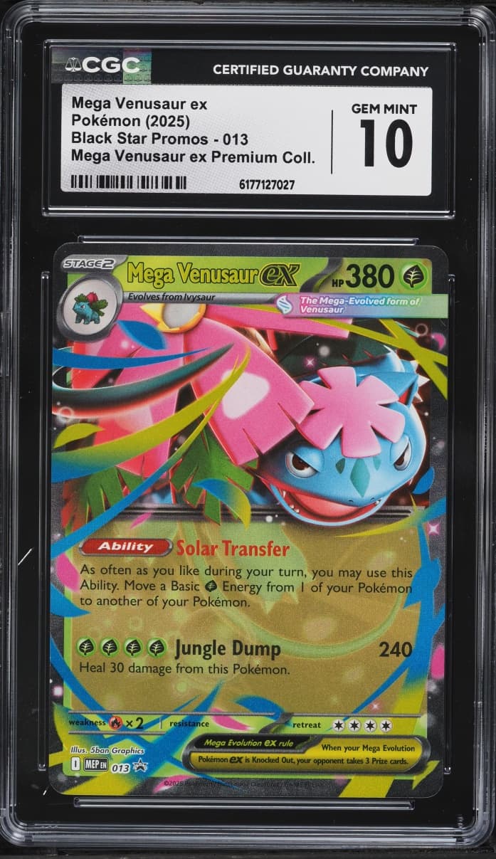 Pokemon Mega Evolution Promo Premium Collection Holo Mega Venusaur Ex #13