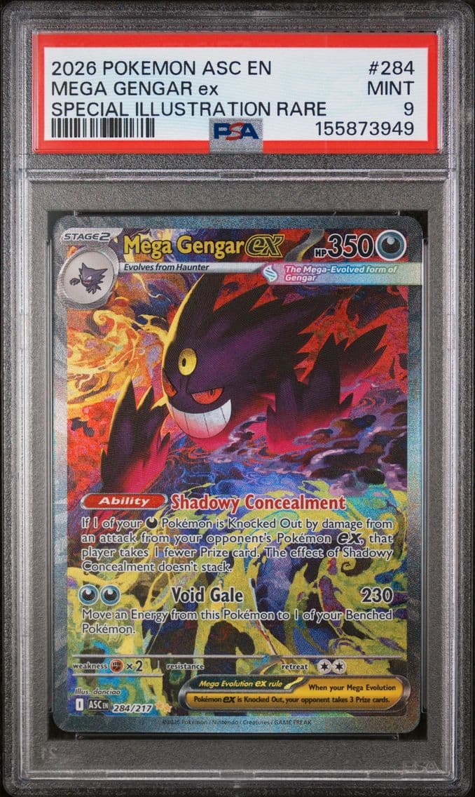 2026 #284 Mega Gengar EX PSA 9 A