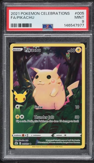 Pokemon Sword & Shield Celebrations Full Art Pikachu #5