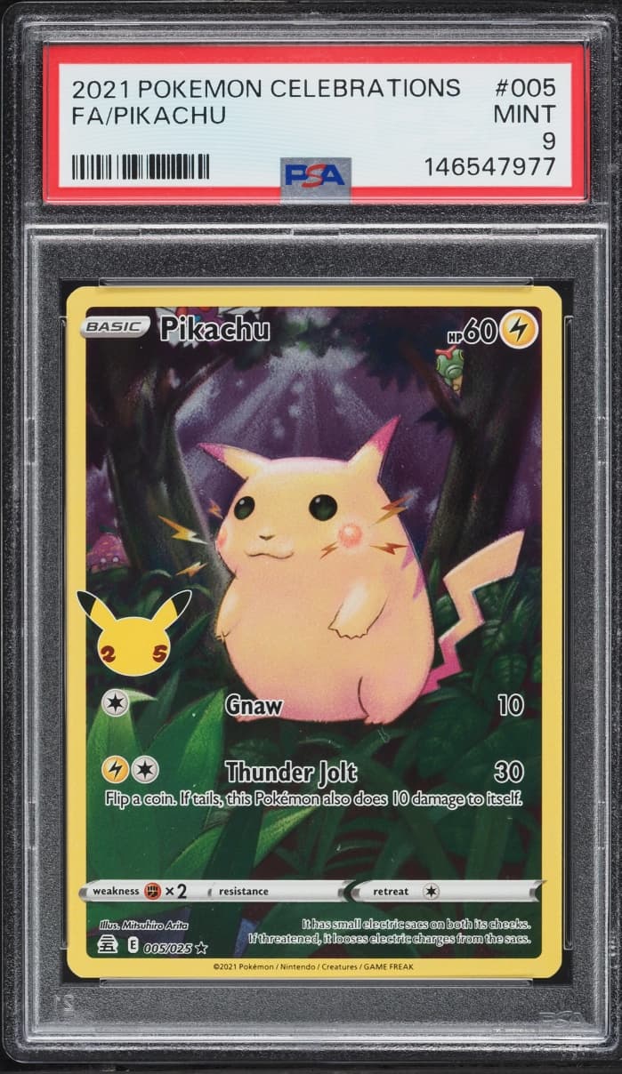 Pokemon Sword & Shield Celebrations Full Art Pikachu #5