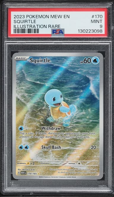 Pokemon Scarlet & Violet 151 IR Squirtle #170
