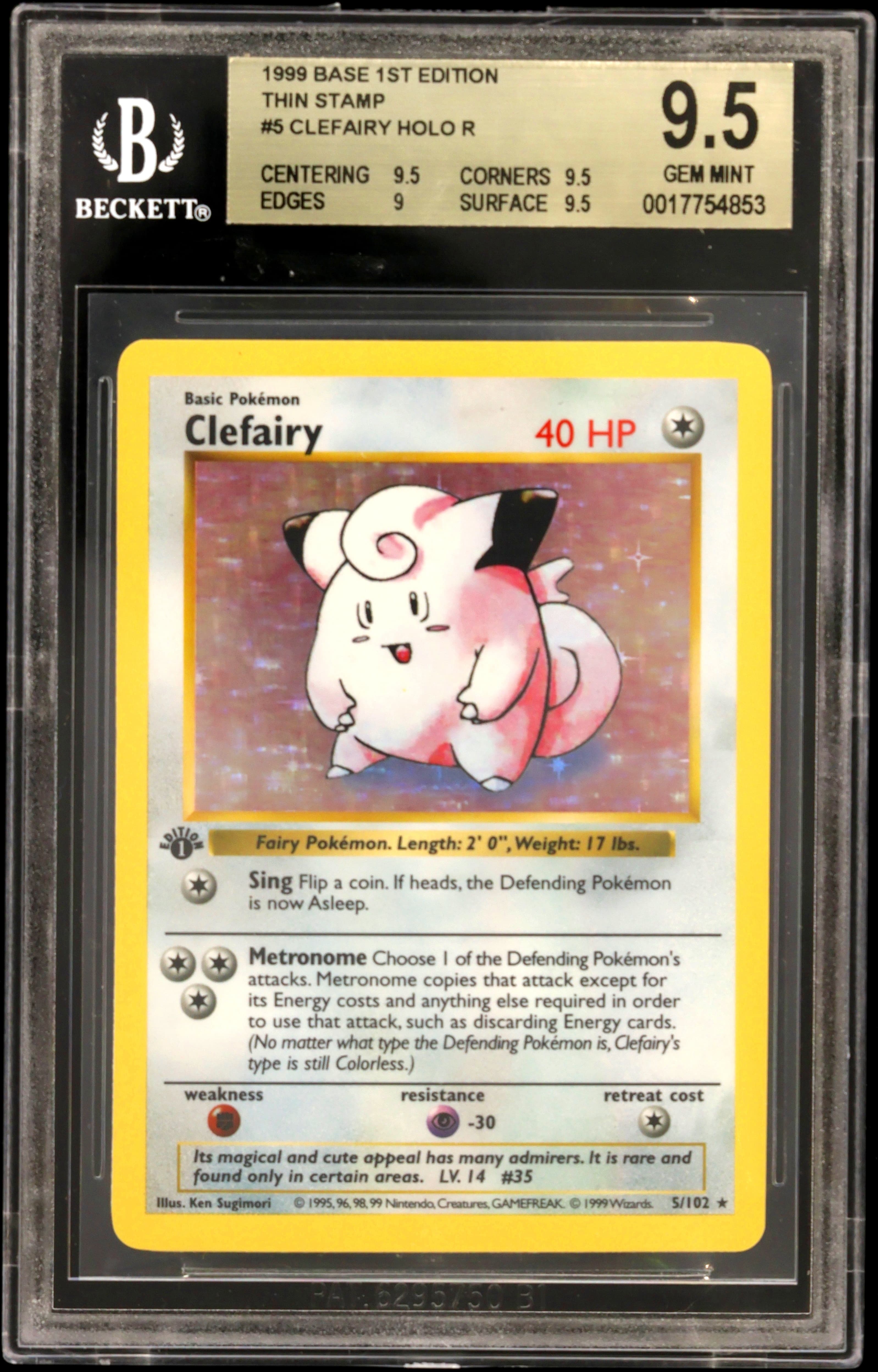 Clefairy HOLO R/(Thin Stamp)