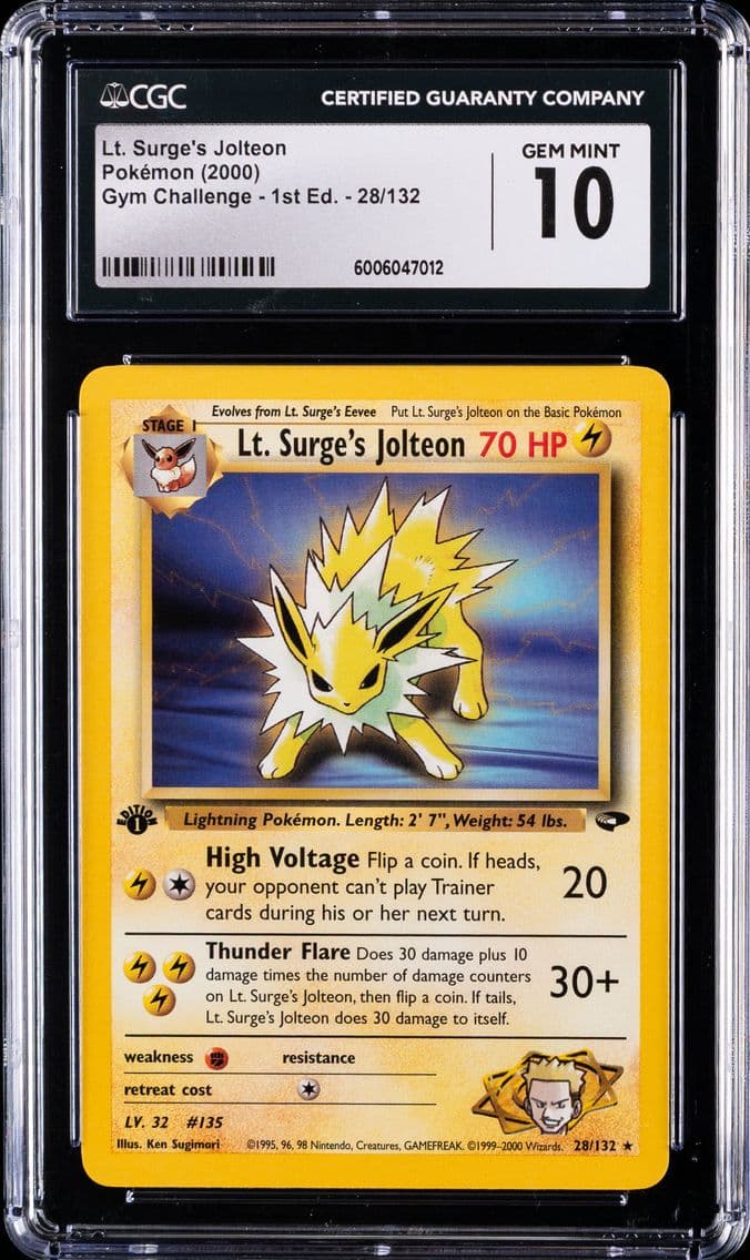 2000 #28 LT. Surge's Jolteon 1st
