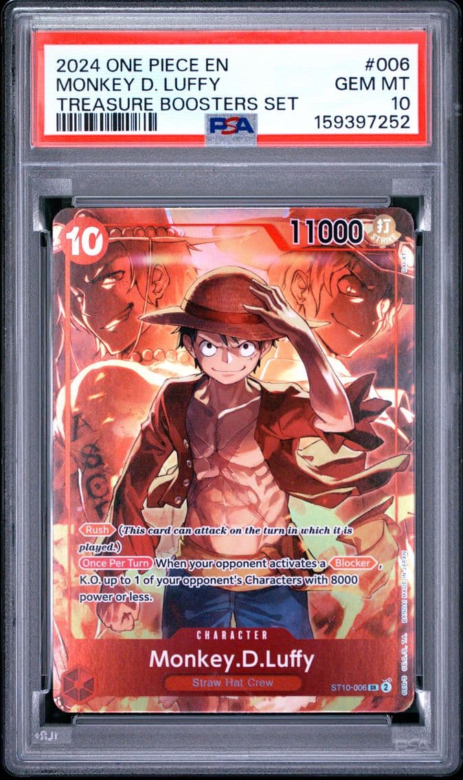 2024 #006 Monkey D. Luffy PSA 10