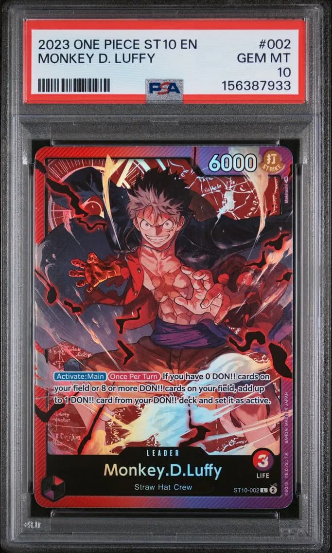 2023 #002 Monkey D. Luffy PSA 10