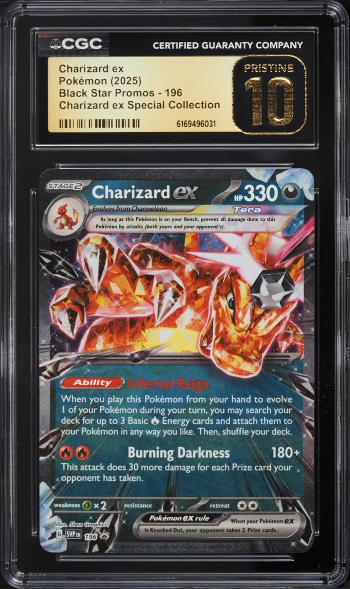 Pokemon Scarlet & Violet Promo Special Collection Holo Charizard EX #196