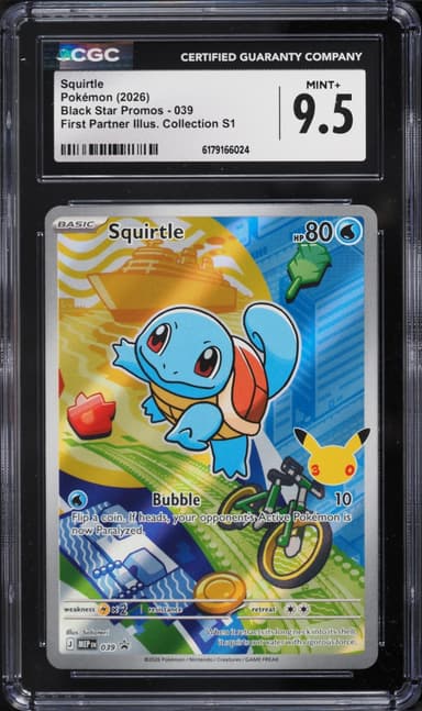 Pokemon Mega Evolution Promo First Partner Full Art Squirtle #39