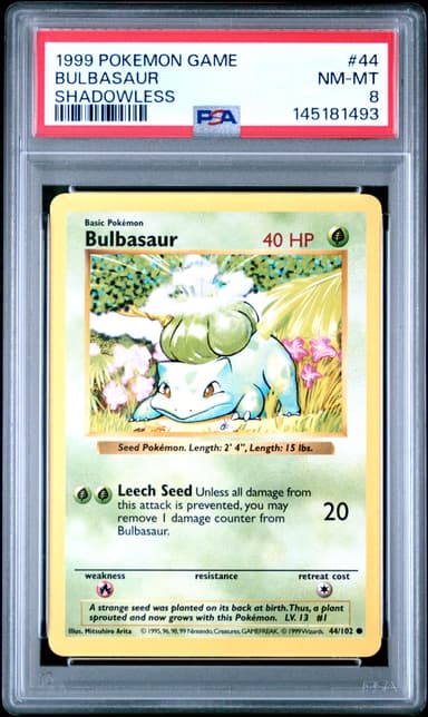Bulbasaur Shadowless