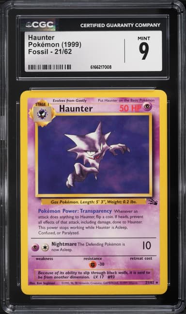 Pokemon Fossil Haunter #21