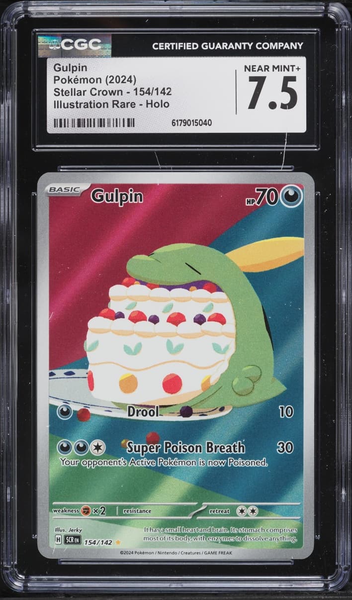 Pokemon Scarlet & Violet Stellar Crown IR Gulpin #154