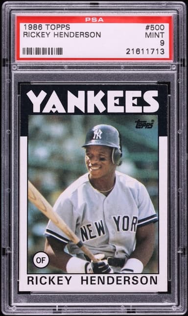 Topps Rickey Henderson #500