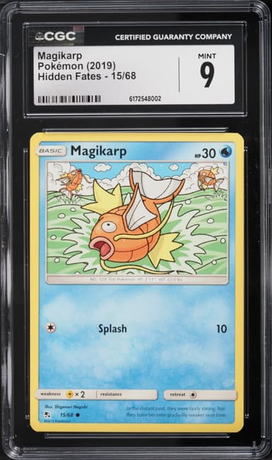 Pokemon Sun & Moon Hidden Fates Magikarp #15