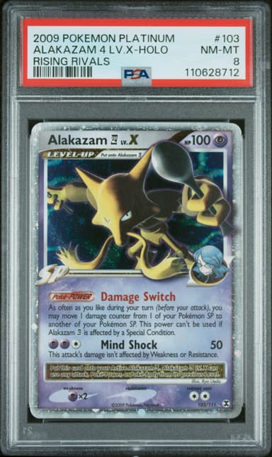 Alakazam 4 LV.X-Holo