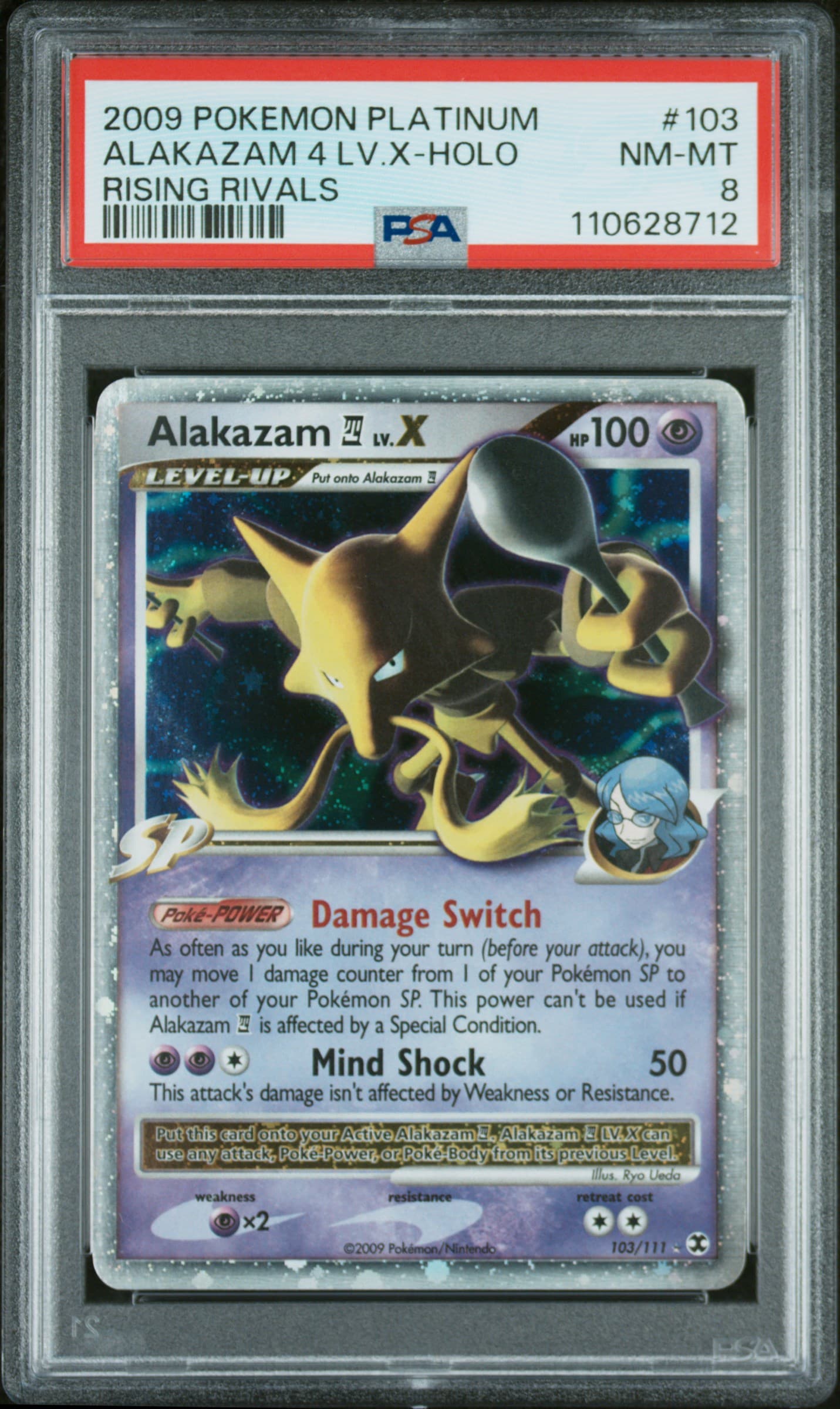 Alakazam 4 LV.X-Holo