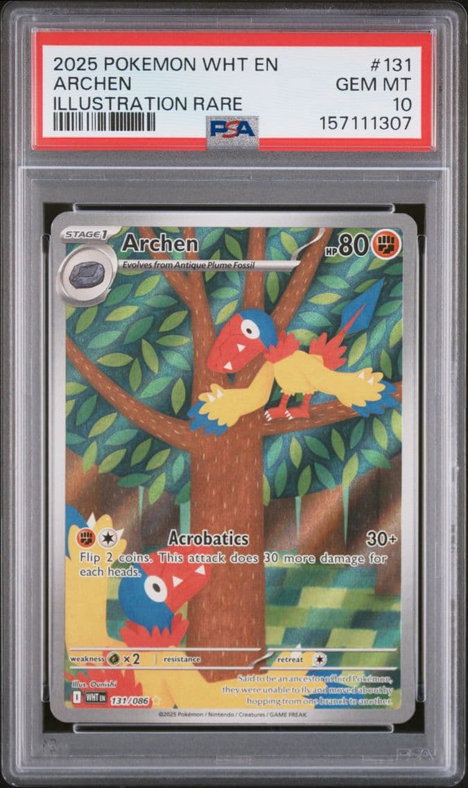 2025 #131 Archen PSA 10 Wht EN-W