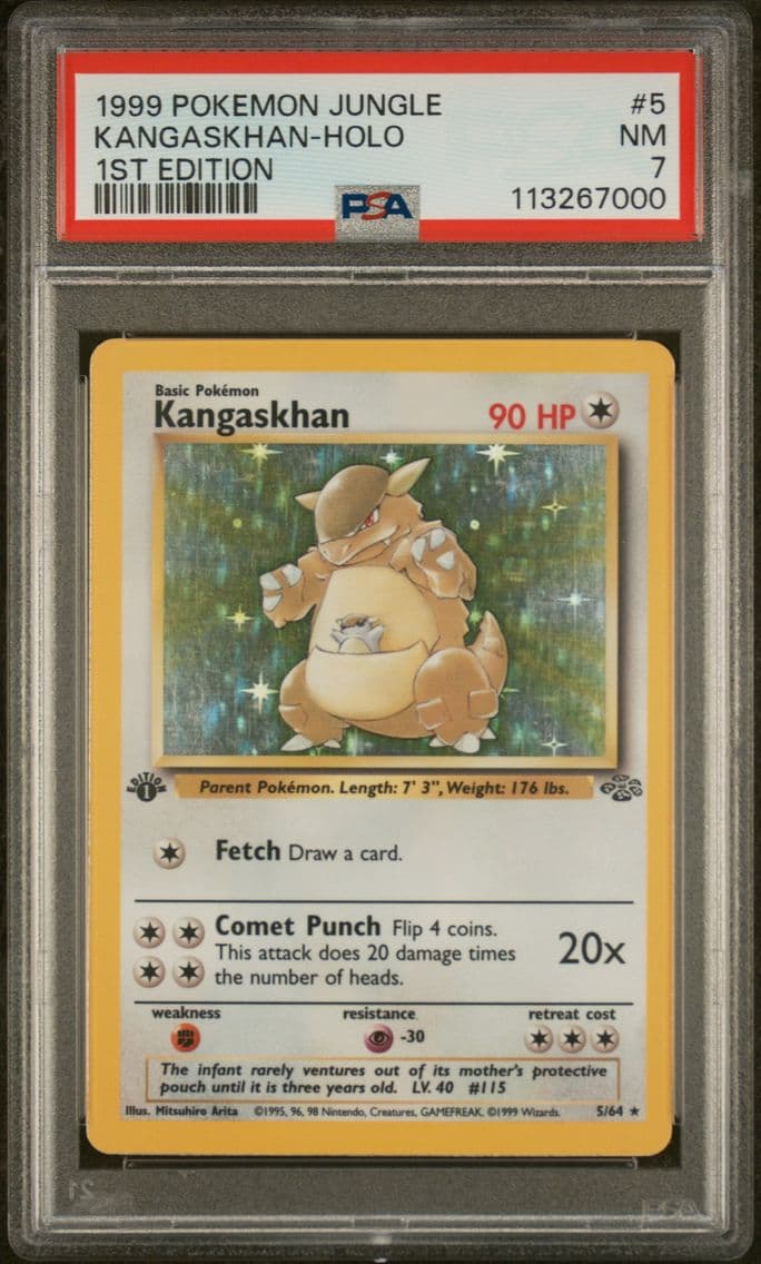 1999 #5 Kangaskhan-Holo 1st Edit