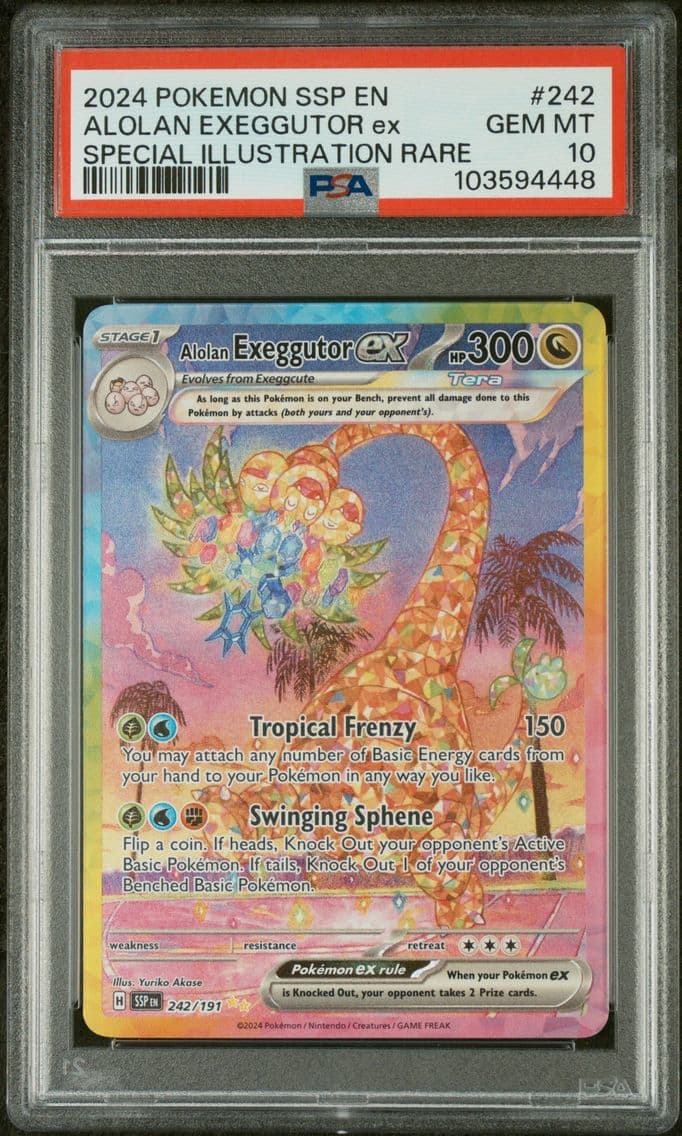 2024 #242 Alolan Exeggutor EX PS